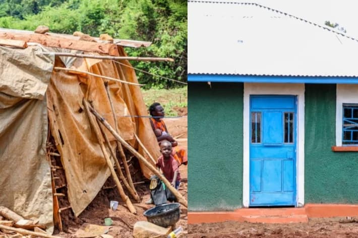 Raymond Omollo’s Program Changes Life For Widow Living In Shack