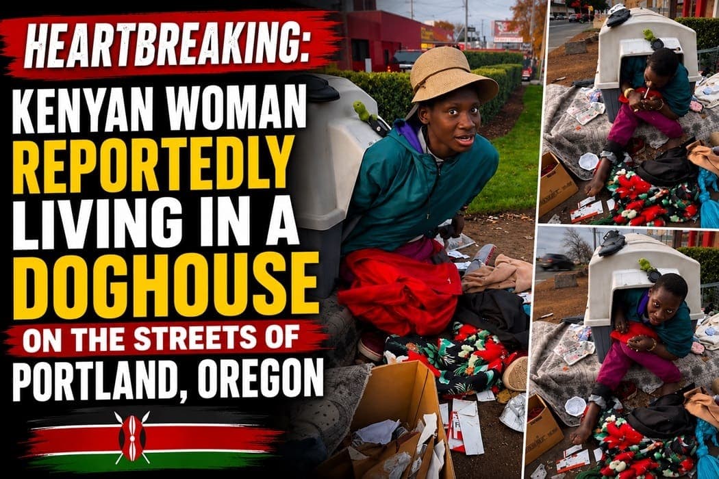 Heartbreaking: Kenyan Woman Living in a Doghouse in Oregon