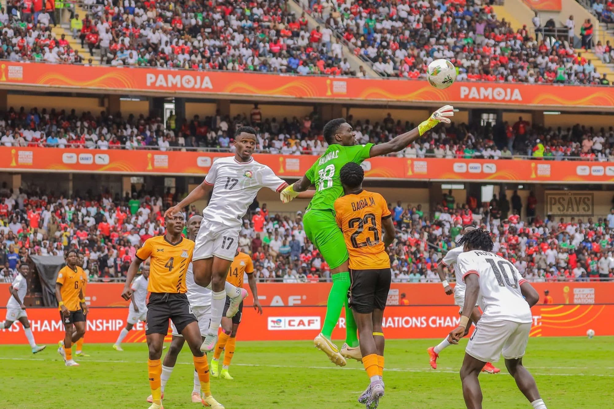 Kenya secures top spot in CHAN 2024 Group A with win over Zambia