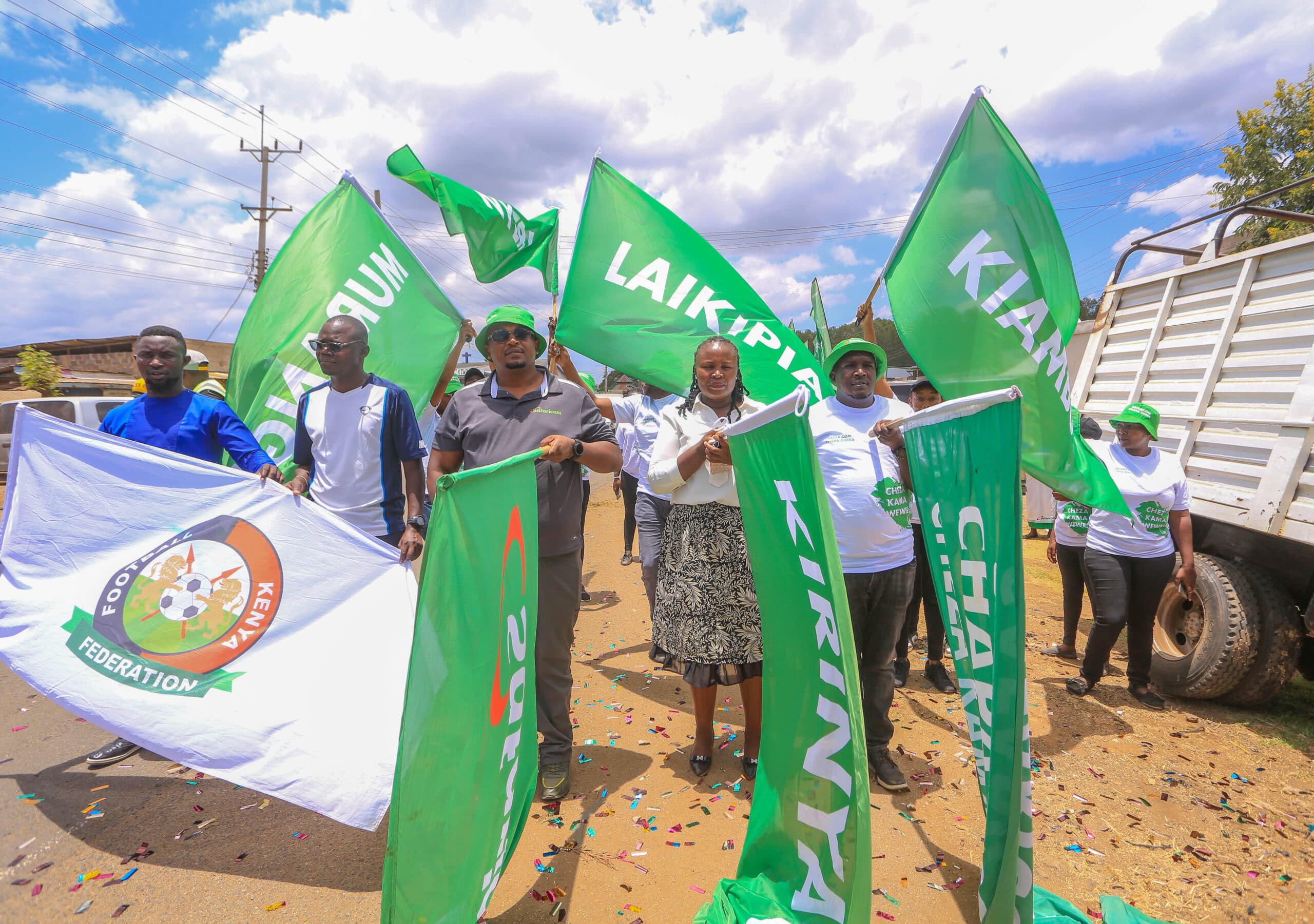 Safaricom Chapa Dimba Central region finals kicks off with community outreach activities