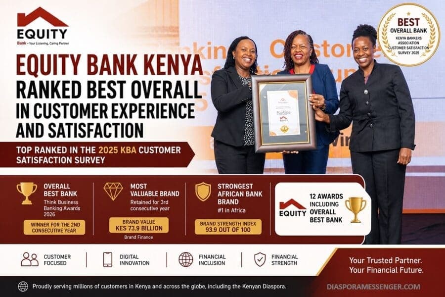 Equity Bank Ranked Best in Customer Experience, Satisfaction