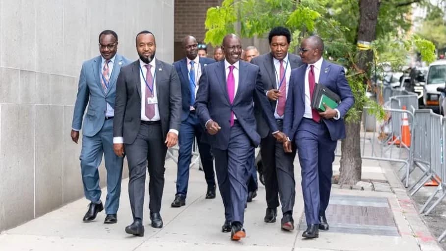 Senators clash over seven CSs accompanying Ruto to UNGA