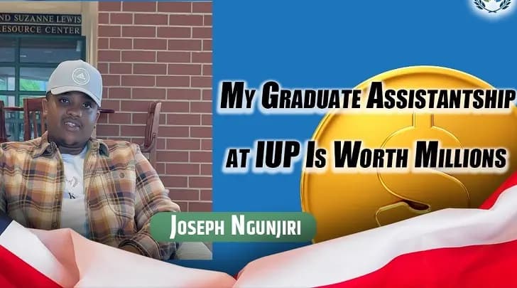 Joseph Ngunjiri’s IUP graduate assistantship: Valuable opportunity