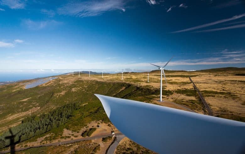 The Windpark Zeewolde windfarm in The Netherlands