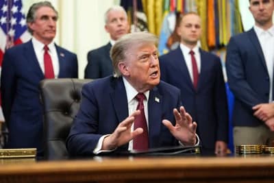 Trump defends tariffs in hard-hit Michigan as Canada tax hike looms