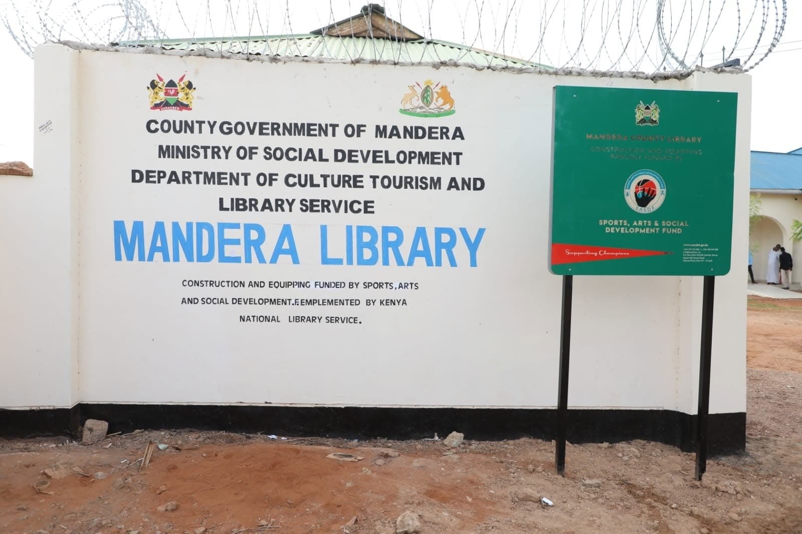 KNLS hands over renovated Mandera Community Library to county government