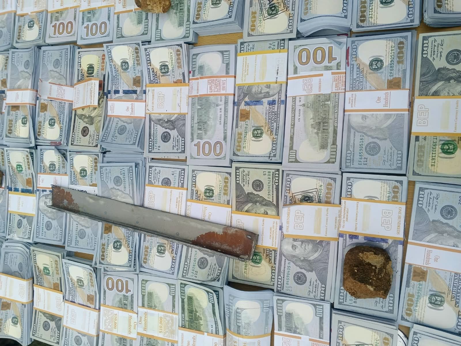 Suspected fake US259 million dollar notes recovered from safe boxes in Eldoret
