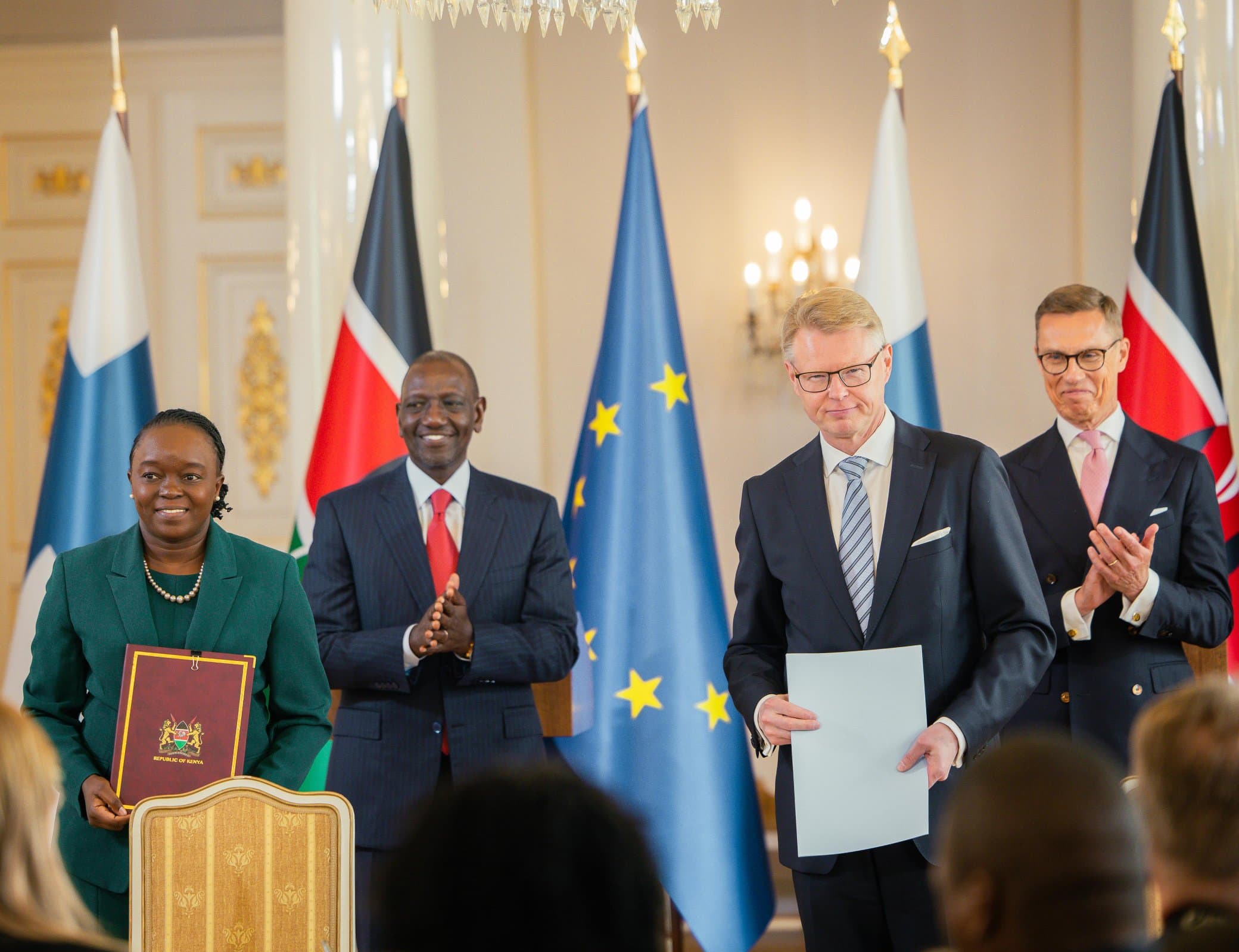 Kenya, Finland sign pacts on education, climate and digital innovation