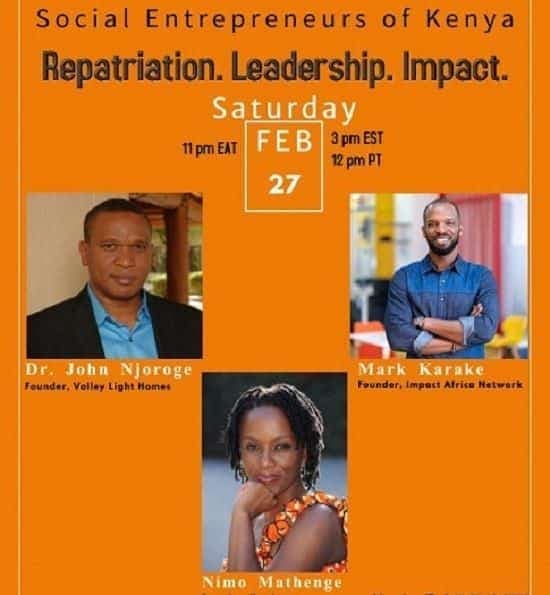 KCFA Conversation with Ex-Diaspora Relocated to Kenya from the U.S