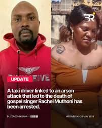 Revealed; suspect in murder of gospel artist Rachael Wandeto was her taxi driver, money main motive