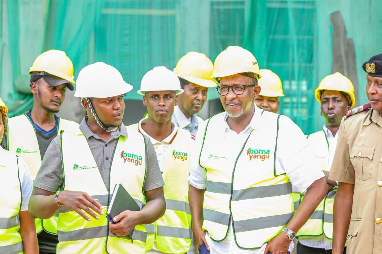 CS Dualle inspects development projects in Garissa